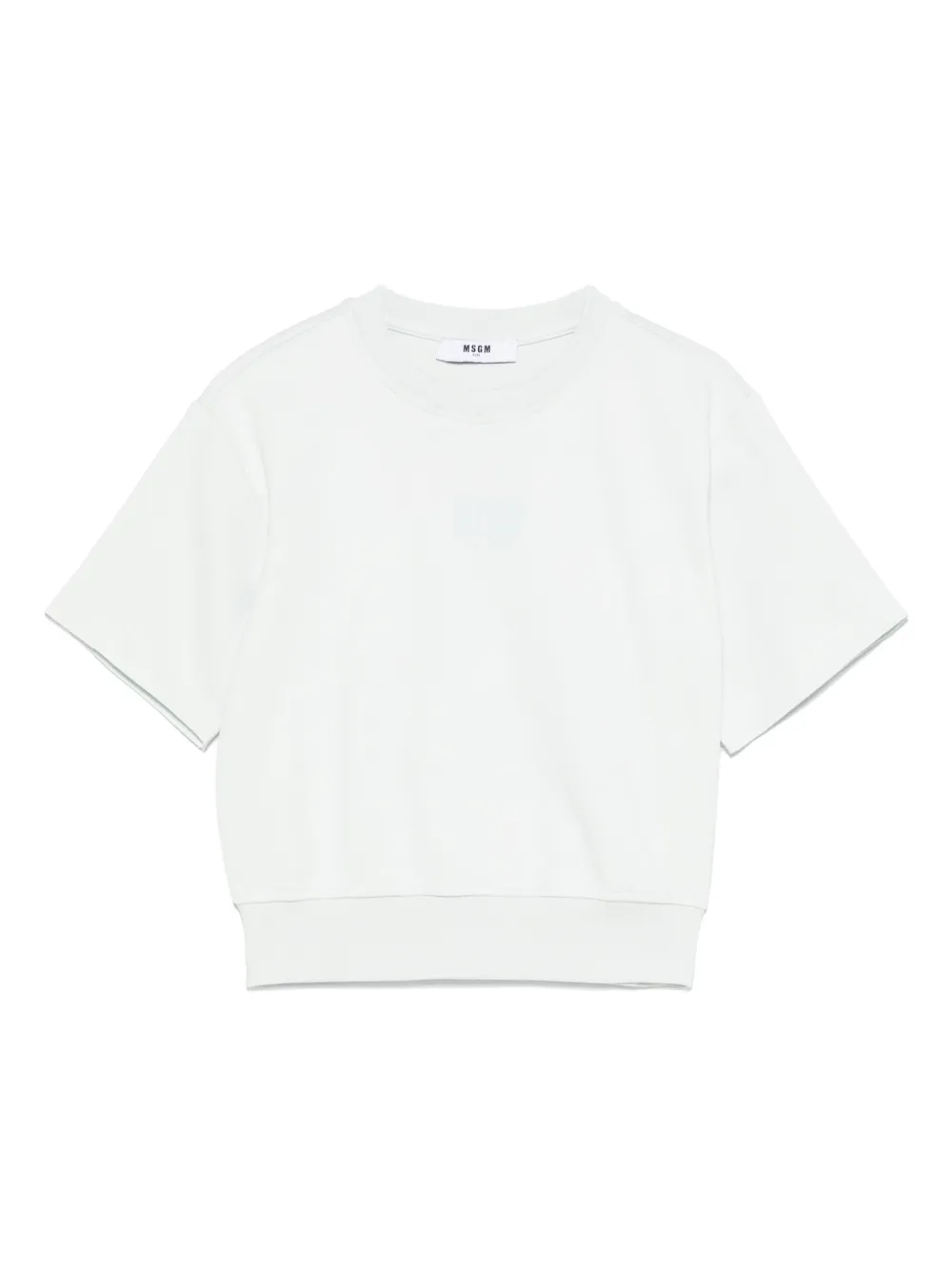 MSGM Kids playera con logo estampado | verde | Image 1