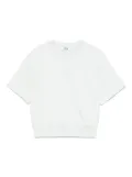 MSGM Kids logo-print T-shirt - Green