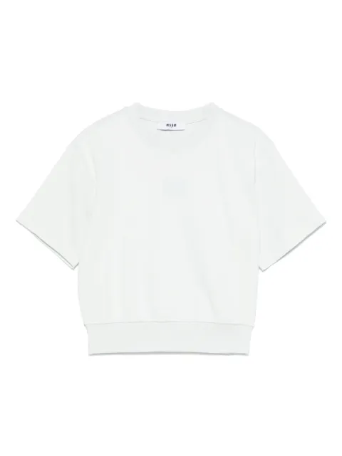 MSGM Kids playera con logo estampado