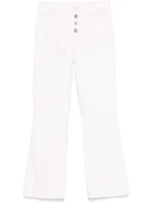 Patrizia Pepe ローライズ ジーンズ | ホワイト | FARFETCH JP