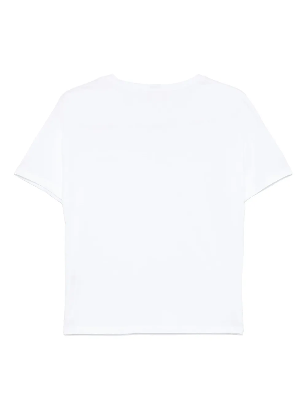 LIU JO crystal-logo T-shirt - Wit