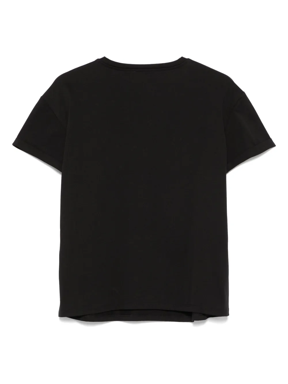 LIU JO T-shirt met logo van stras - Zwart