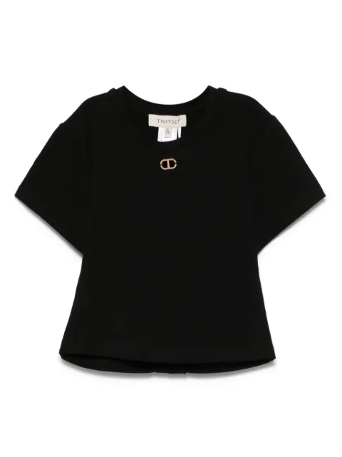 TWINSET Kids Oval T-plaque T-shirt 