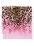LIU JO leopard-print scarf - Pink