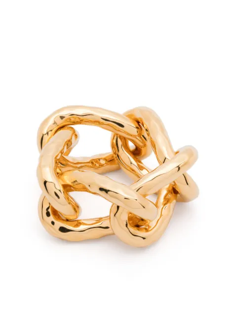 Jil Sander chain-link ring 