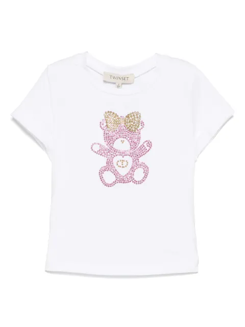 TWINSET Kids crystal-embellished T-shirt 