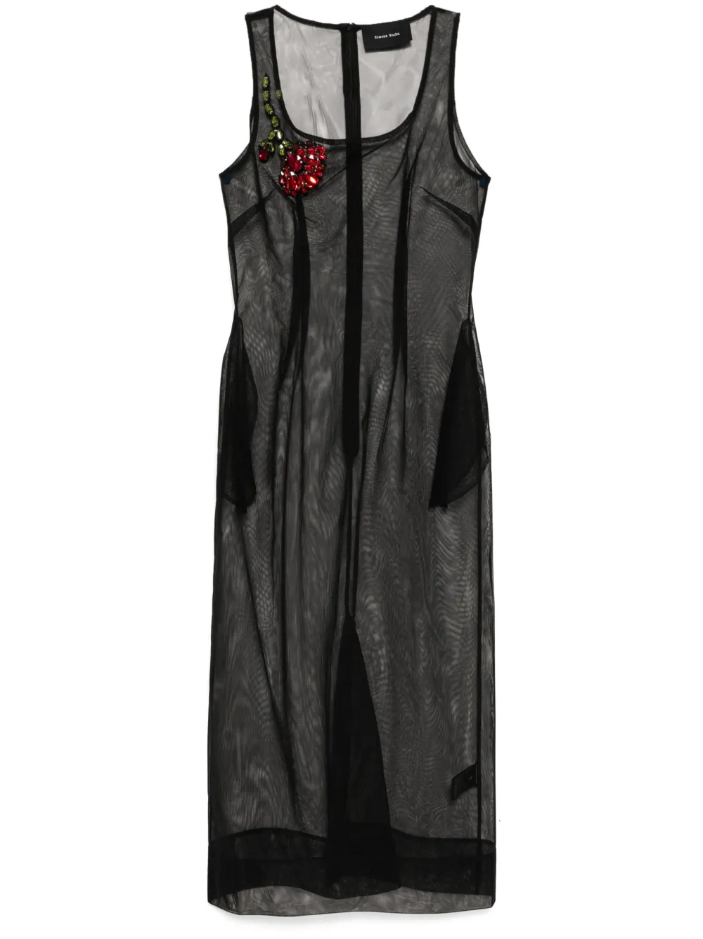 Simone Rocha square-neck dress | Black | Image 1
