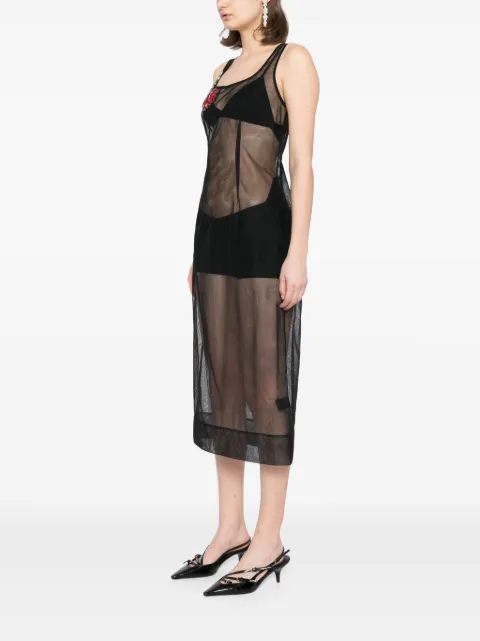 Simone Rocha square-neck dress 7406B0069 - 2