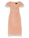 Simone Rocha layered balconette dress - PEACH/NUDE