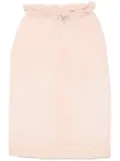 Simone Rocha ruffle-waisted skirt - Orange