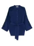 Elie Saab button-up cardigan - Blue
