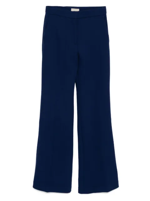 Elie Saab pantalones acampanados con abertura lateral