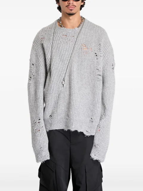 HELIOT EMIL distressed-effect sweater