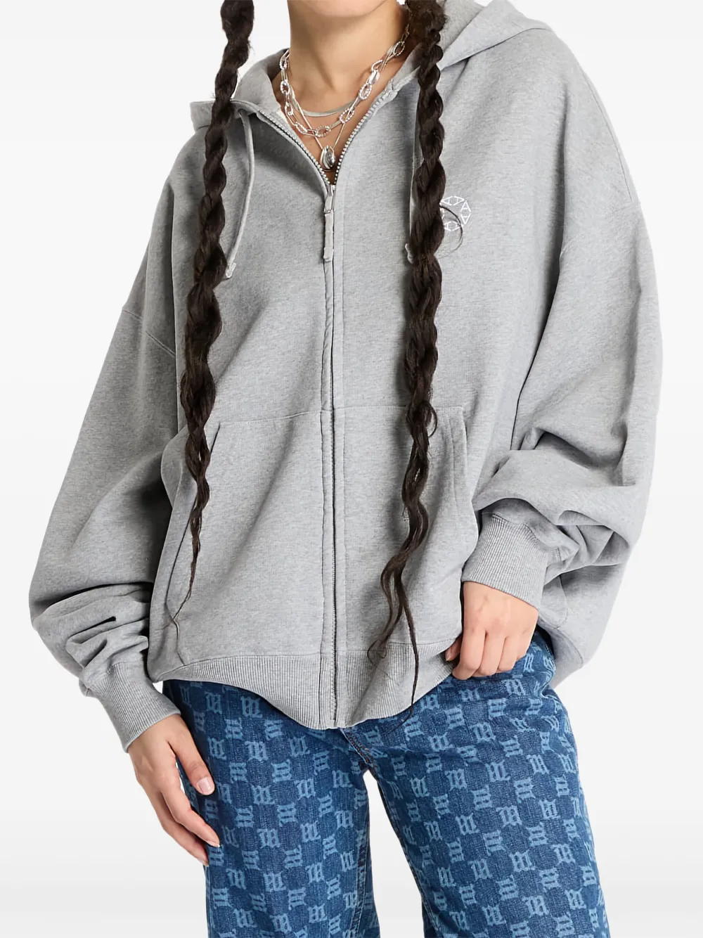 1017 ALYX 9SM hoodie met rits Grijs