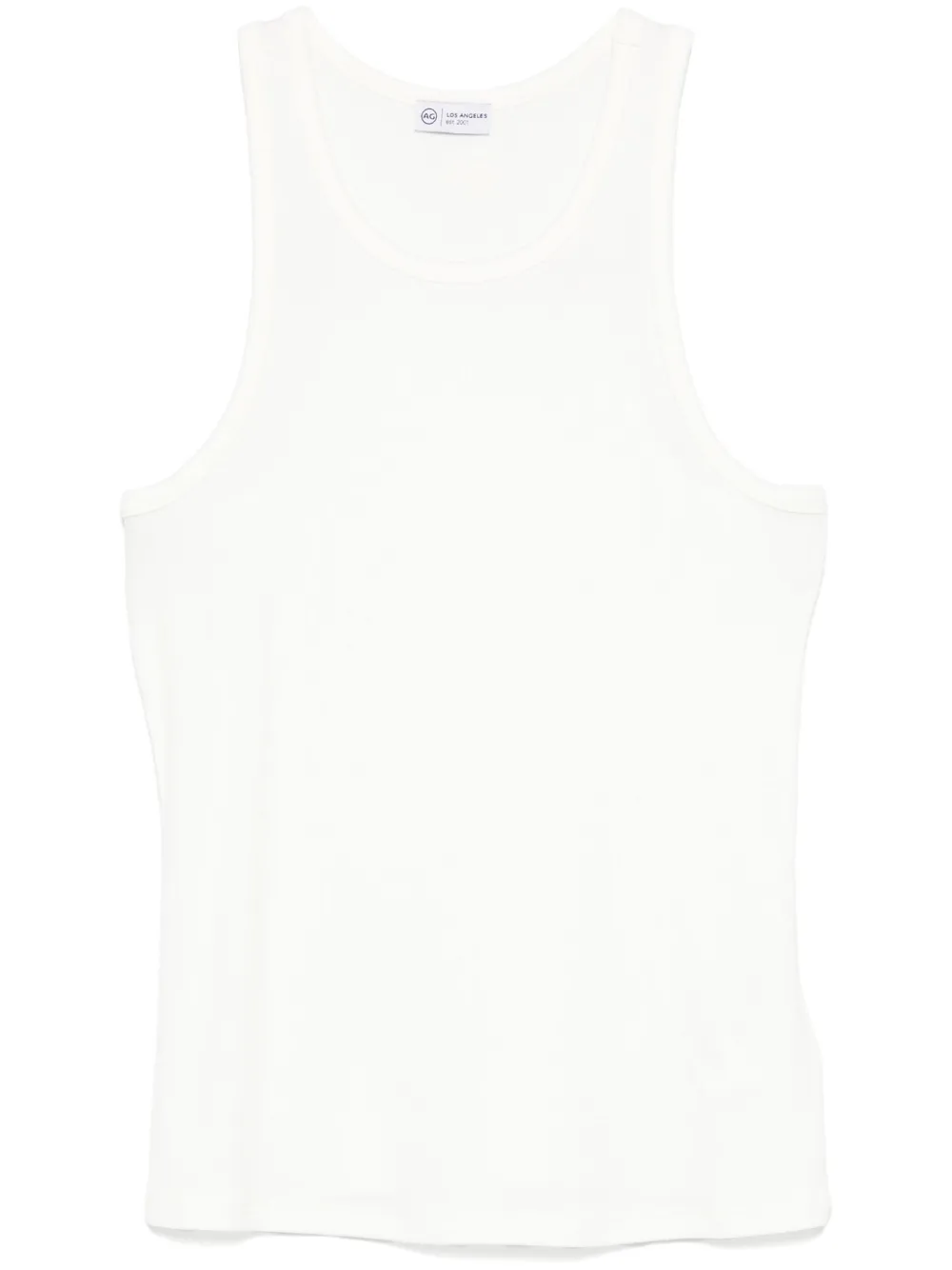 fine-ribbed tank top