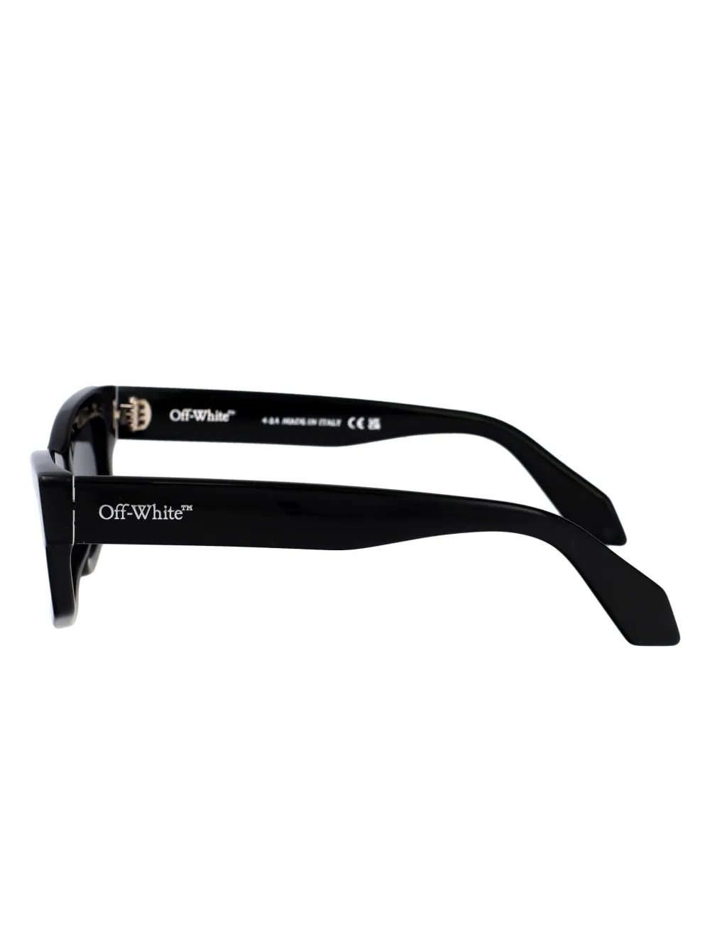 Off-White Eyewear Zonnebril met rechthoekig montuur Zwart