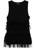 Simone Rocha sleeveless tank top - Black