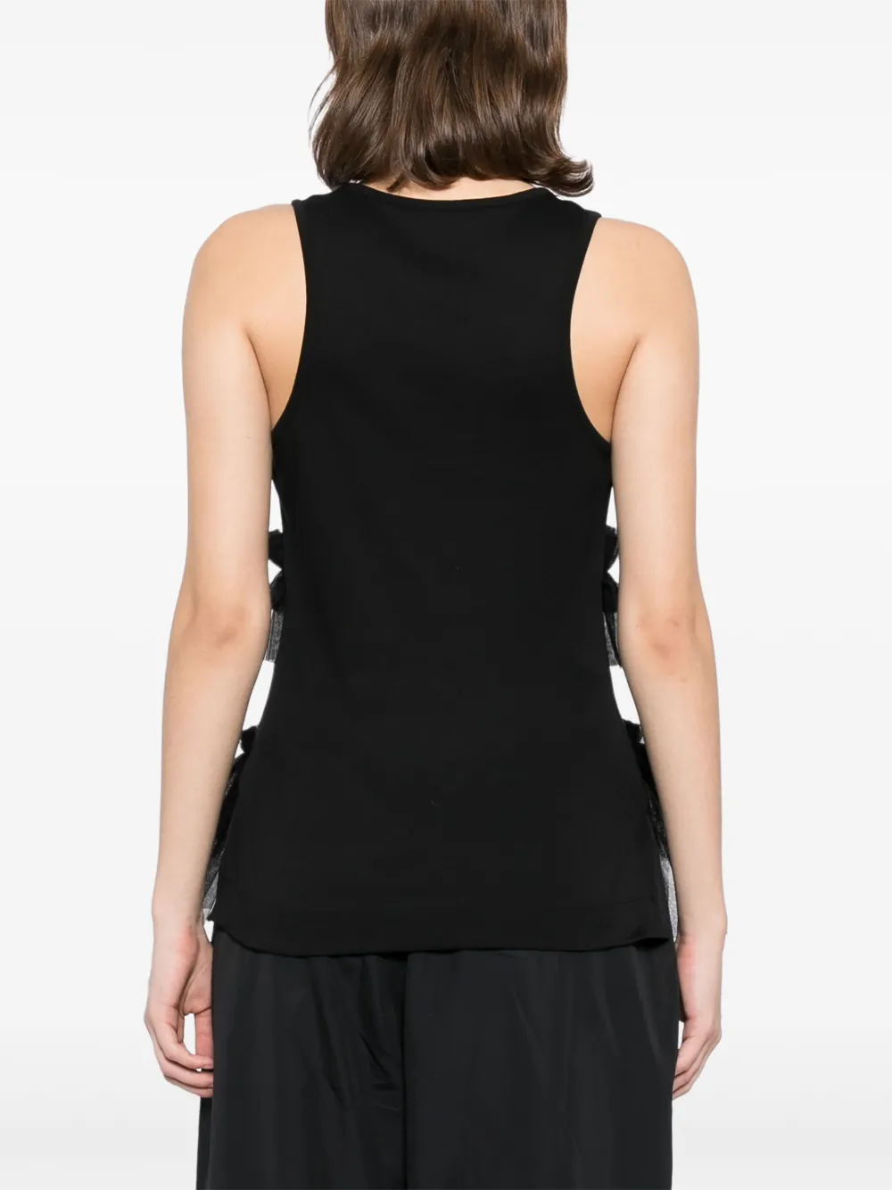 Simone Rocha Tanktop met logo Zwart