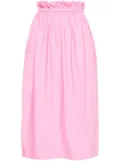 Simone Rocha elasticated gathered ruffle tulip skirt - Pink