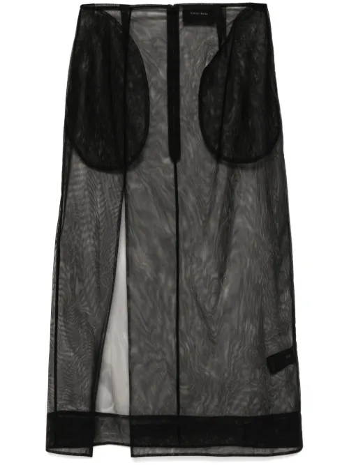 Jupe crayon à effet de transparence - Simone Rocha - Modalova