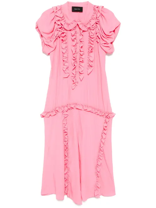Robe mi-longue à volants - Simone Rocha - Modalova
