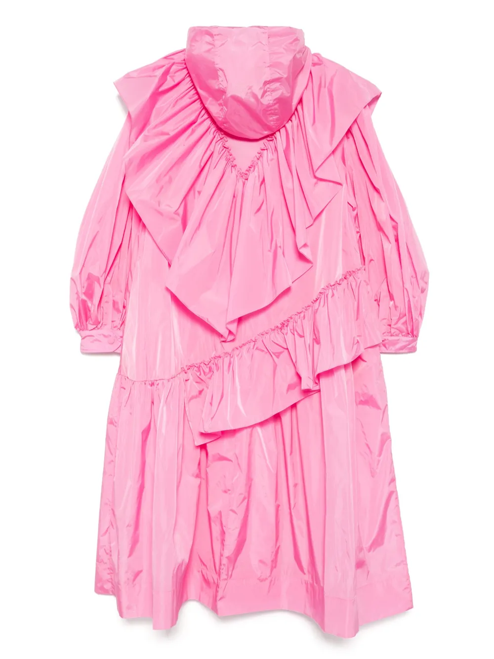 Simone Rocha Parka met ruches - Roze