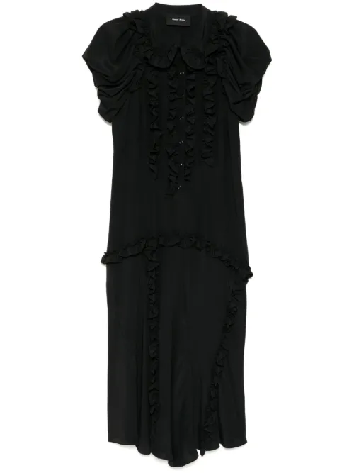 Robe mi-longue à volants - Simone Rocha - Modalova