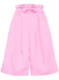 Simone Rocha ruffled-waist cropped trousers - Pink