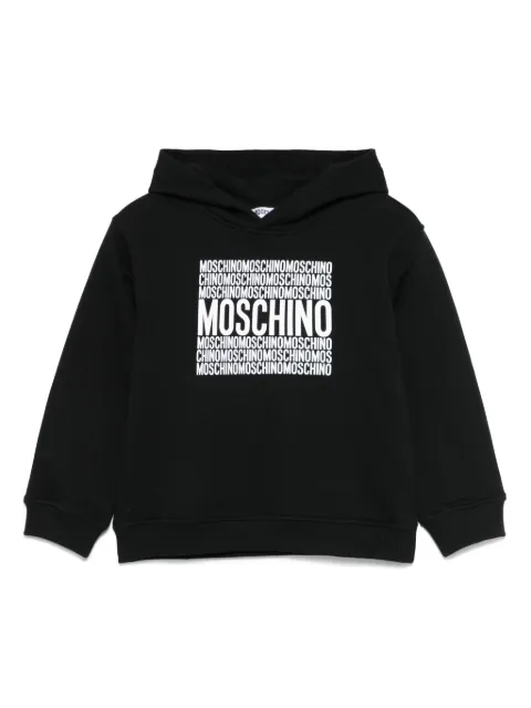 Moschino Kids logo-print hoodie