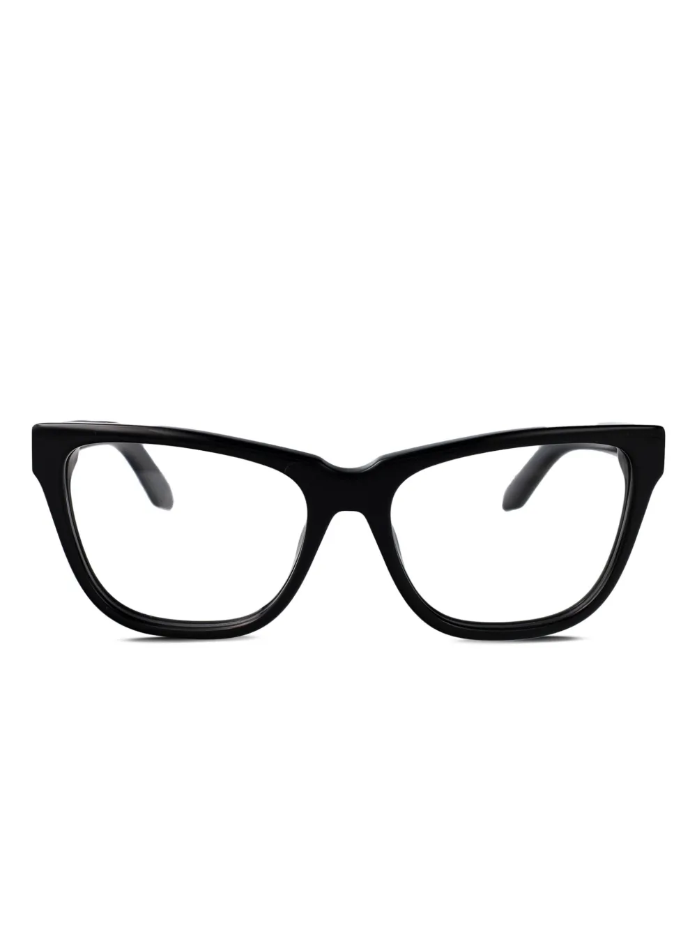 Off-White Eyewear キャットアイ眼鏡フレーム - ブラック Off-White Eyewear キャットアイ眼鏡フレーム - ブラック