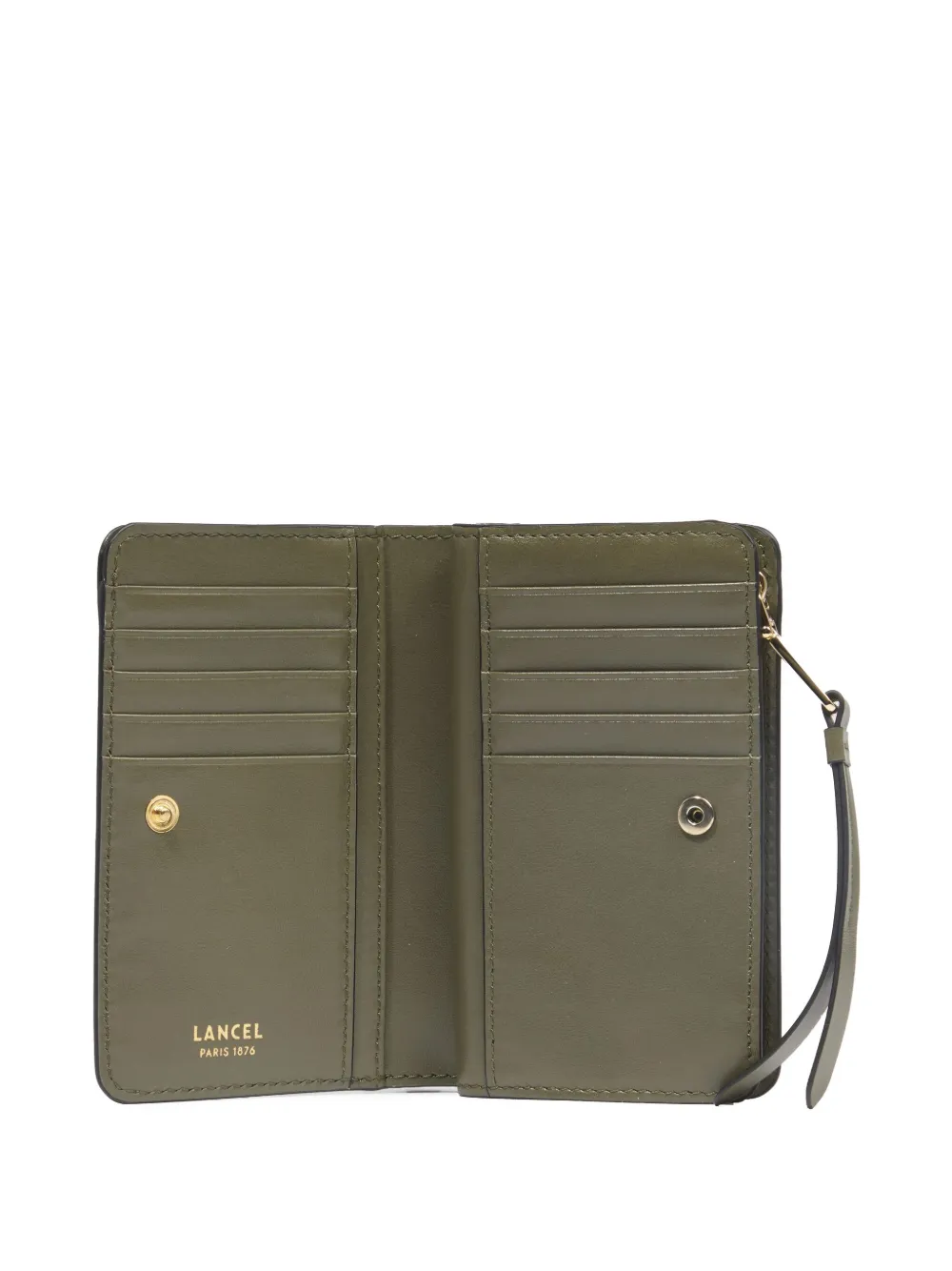 Lancel Origami portemonnee Groen