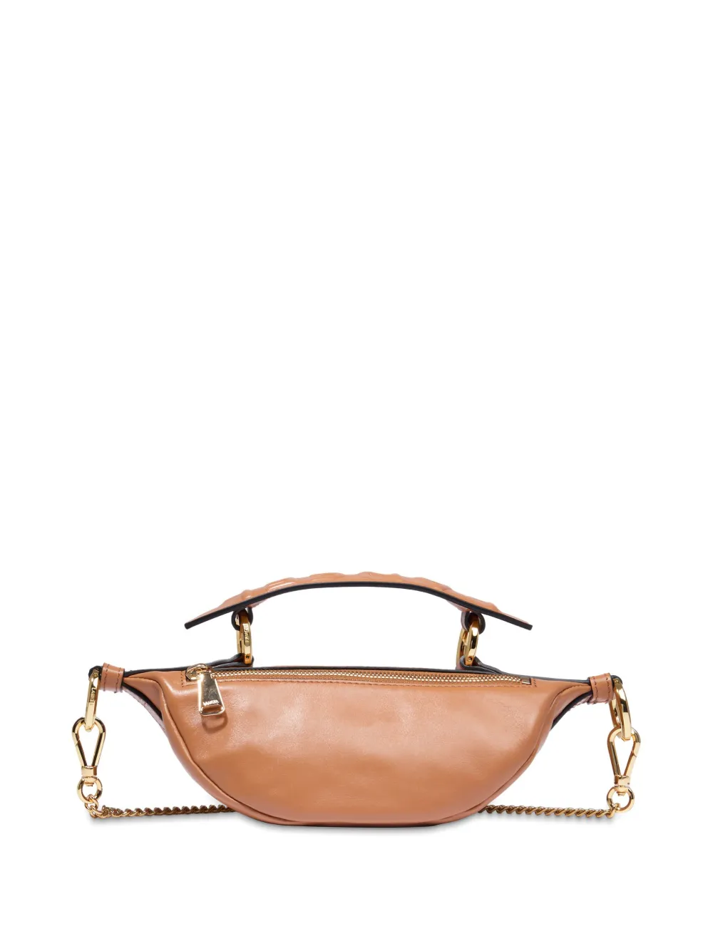 Lancel Origami Mini Zip crossbodytas - Bruin