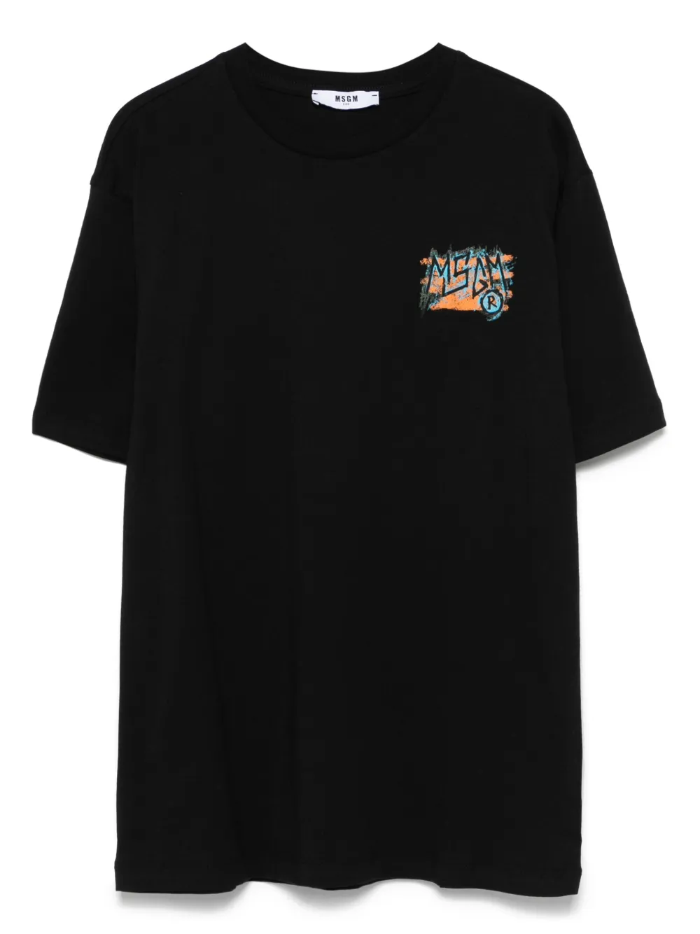 MSGM Kids playera con logo estampado | negro | Image 1