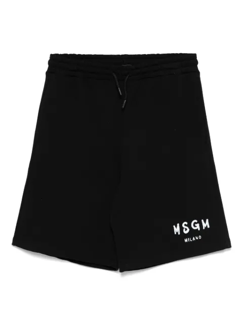 MSGM Kids shorts con logo estampado
