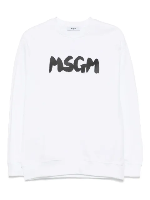MSGM Kids logo-print sweatshirt 