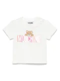 Moschino Kids logo-print T.shirt - White