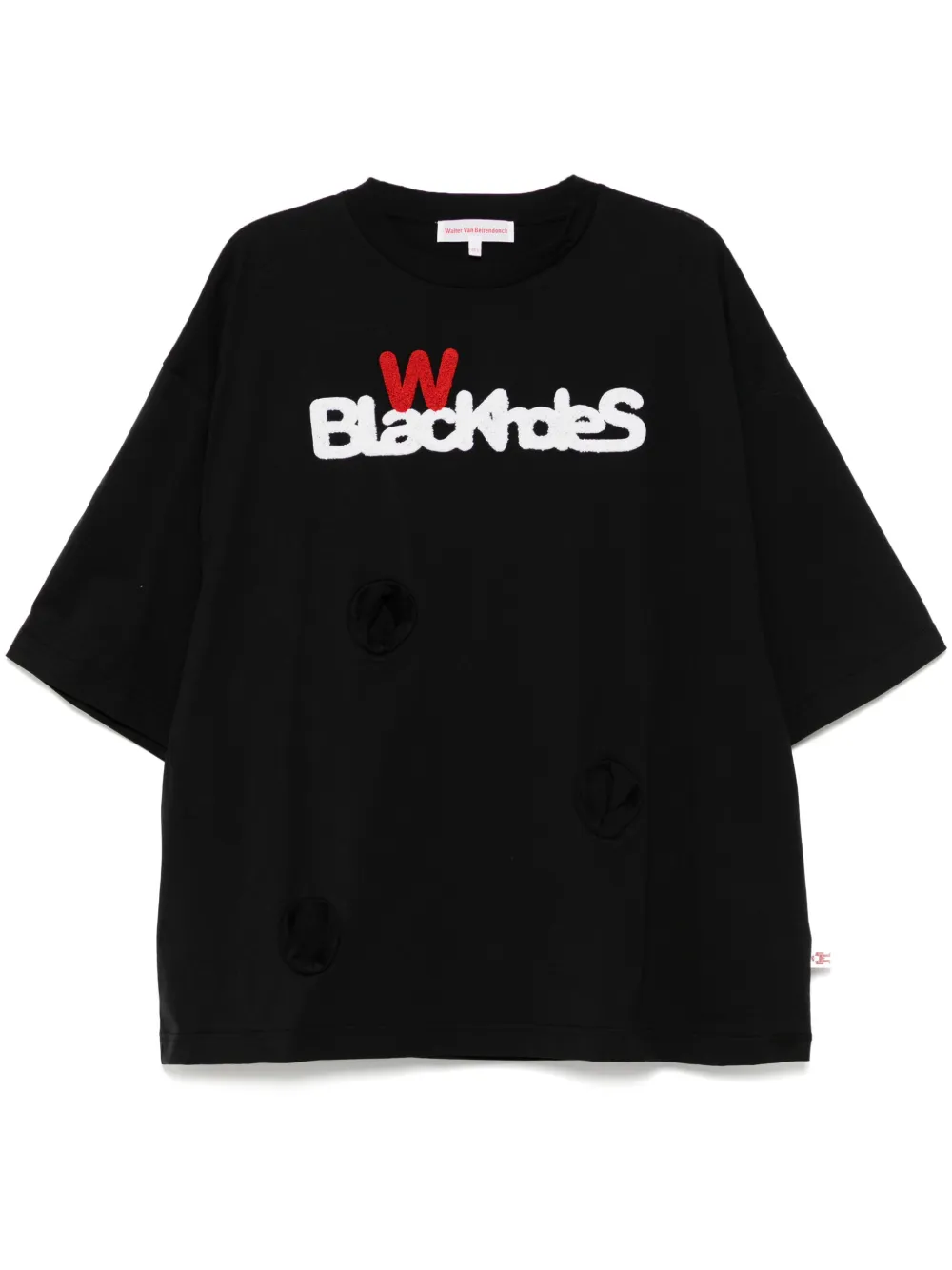 Walter Van Beirendonck Blackholes T-shirt In Blue