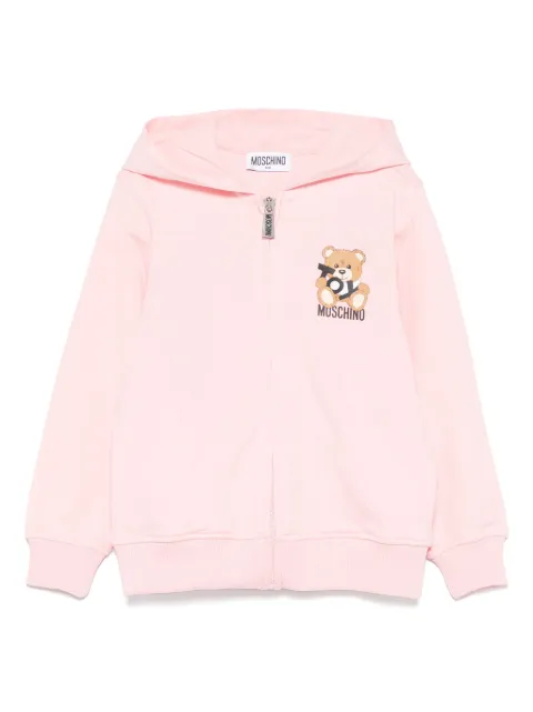 Moschino Kids Felpa Teddy Bear con cappuccio