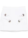 Versace Jeans Couture denim mini skirt - White