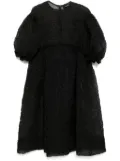 Simone Rocha ruffle detail smock dress - Black