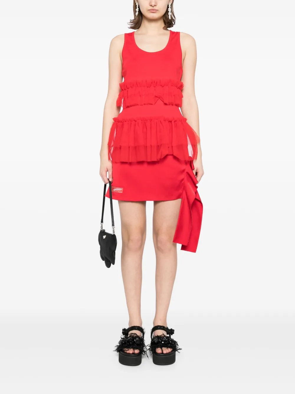 Simone Rocha Tanktop met logo - Rood