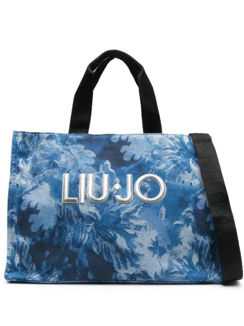 LIU JO tote de mezclilla estampada