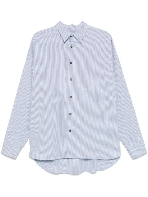 Société Anonyme camisa con rayas estampadas