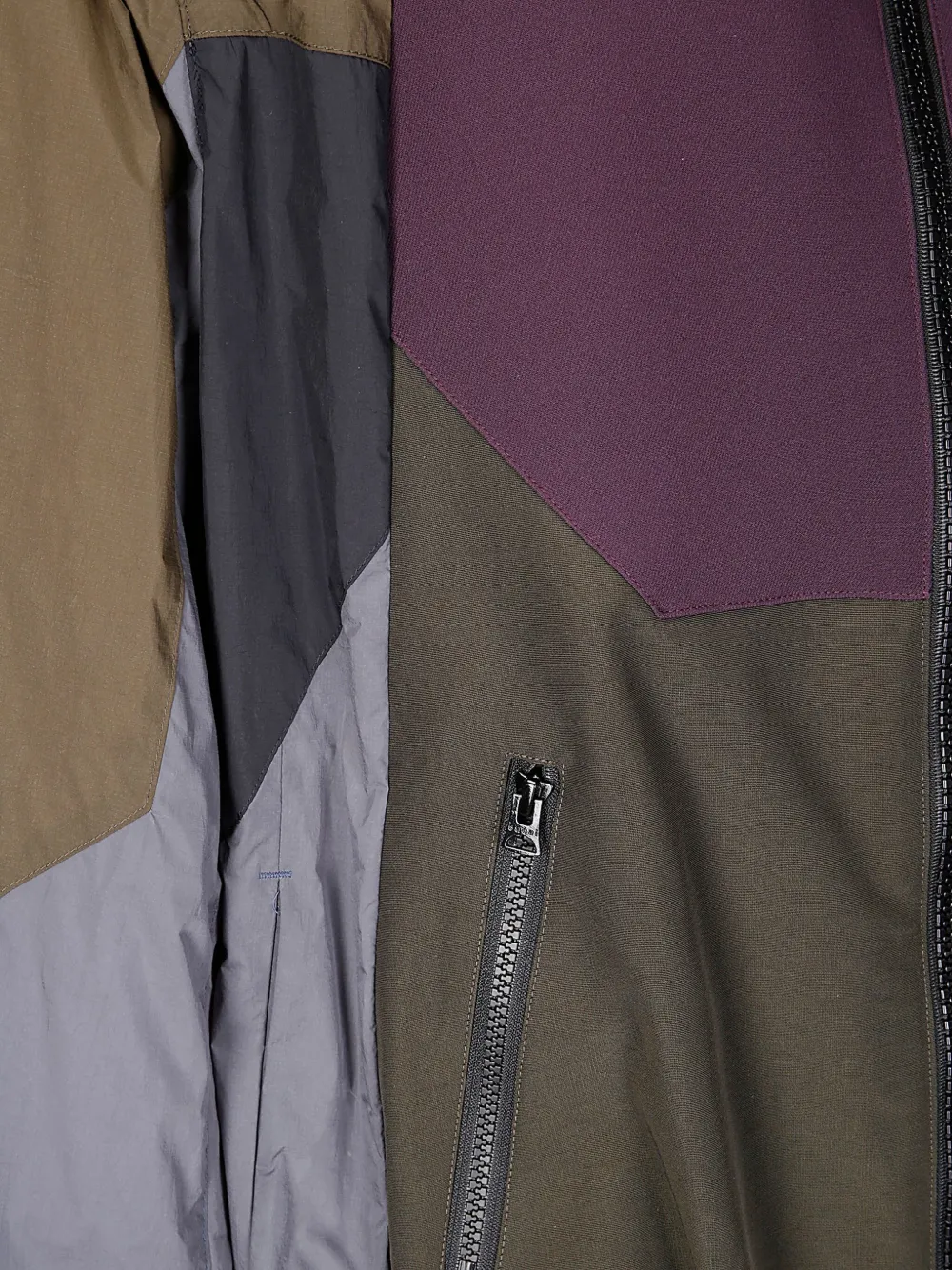 sacai Jack met patchwork Paars