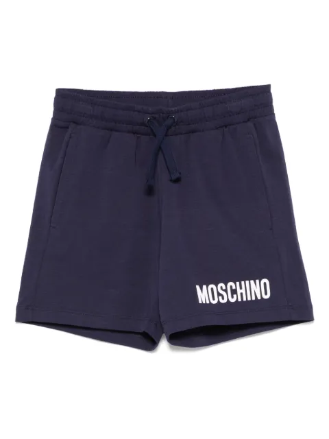 Moschino Kids shorts med logotyp