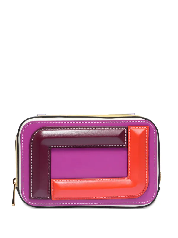 Lancel Angele Cuir Crossbody Bag | Purple | FARFETCH