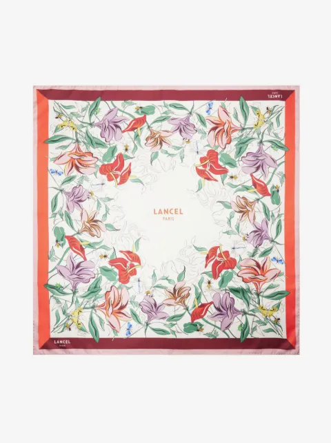 Lancel Tutti Fleuri scarf