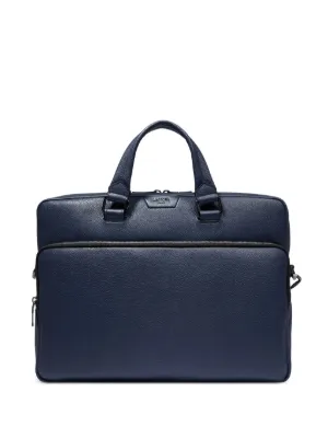 Lancel レザーバックル ビジネスバッグ | ブルー | FARFETCH JP