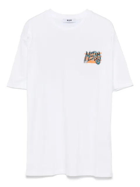 MSGM Kids logo-print T-shirt 