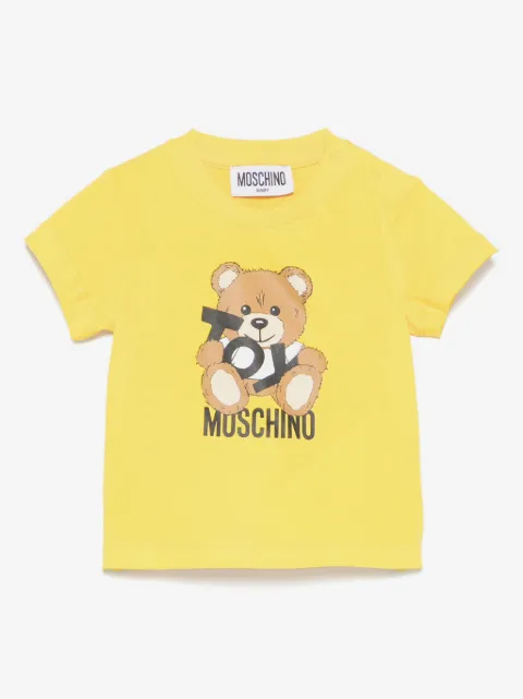 Moschino Kids t-shirt à logo Teddy Bear